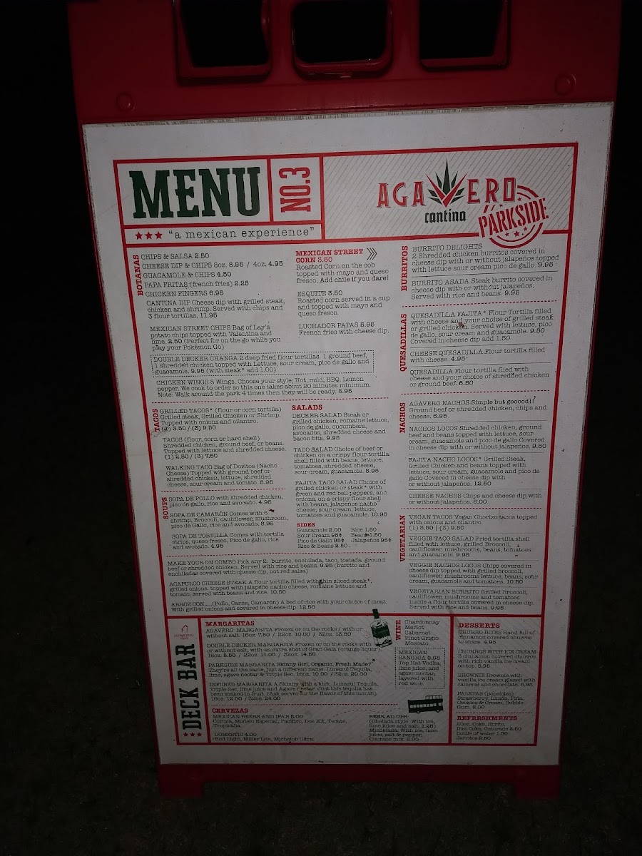 Agavero Cantina - Parkside Photo Menu 3