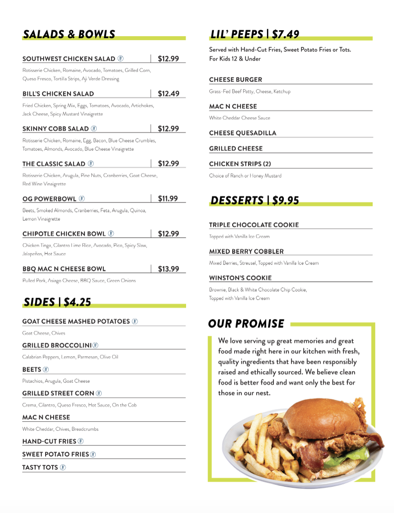 Chicken N Pickle - St. Charles Photo Menu 1