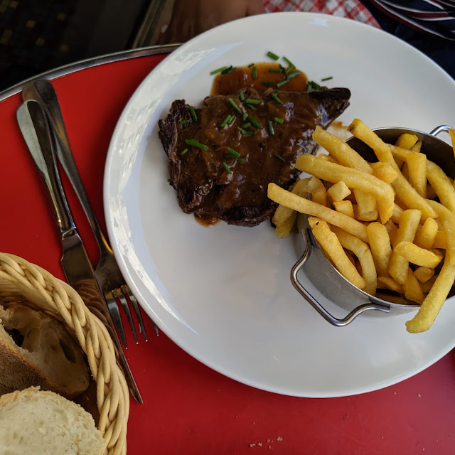Prime Cut of Beef with Fries