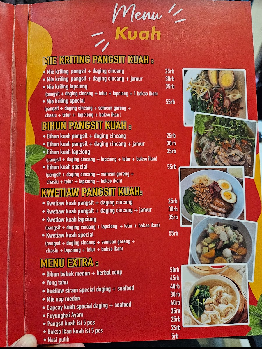Mie Kriting Awie Photo Menu 1