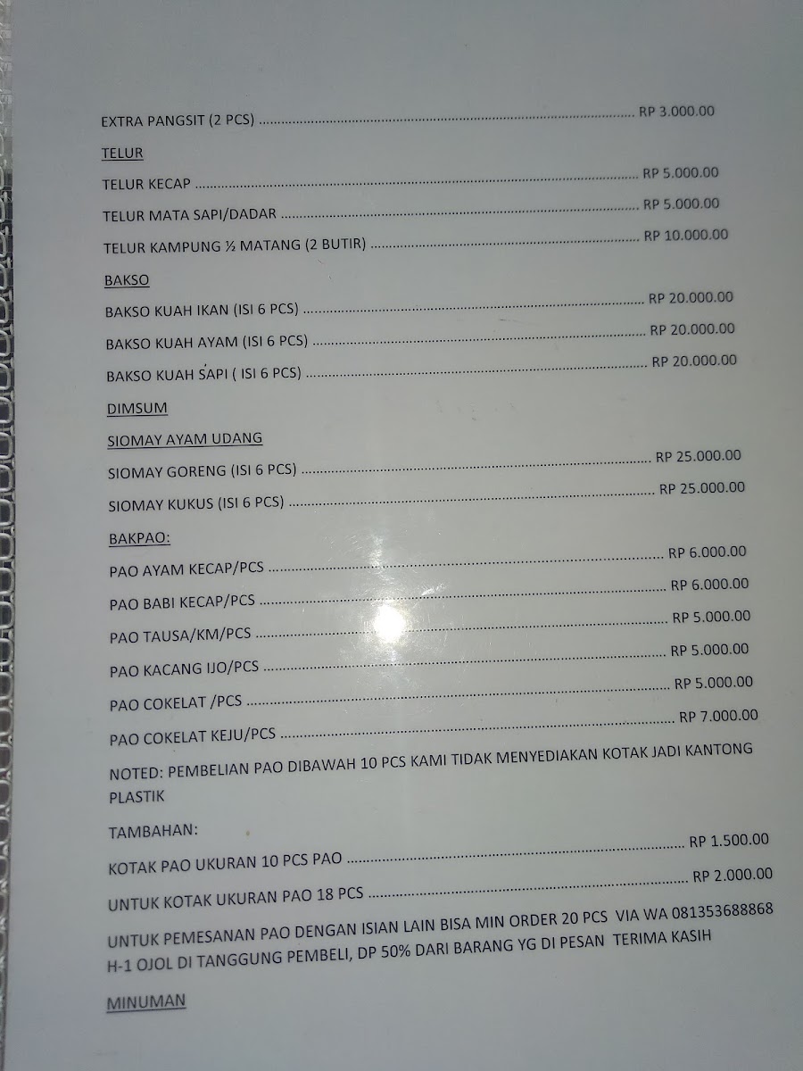 Mie Kriting Awie Photo Menu 9