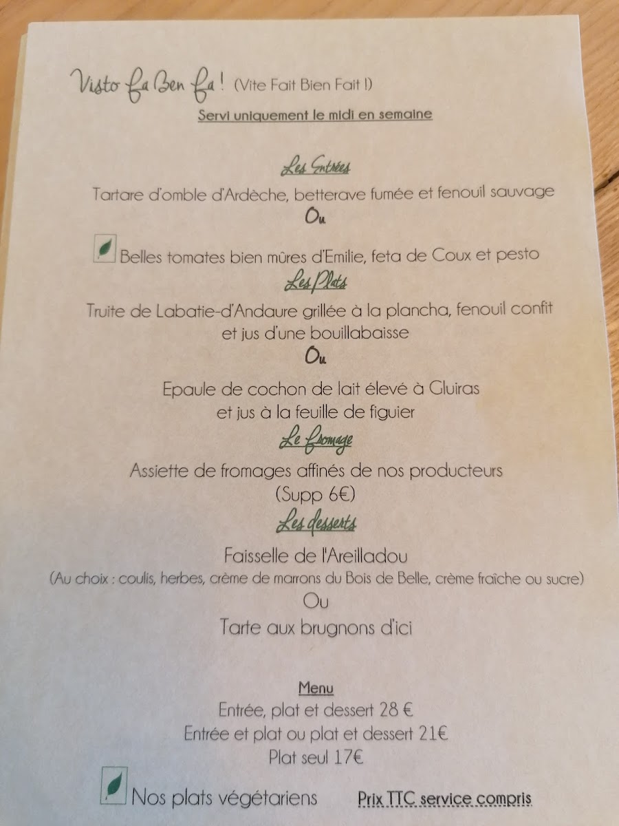 LA BÒRIA Photo Menu 3