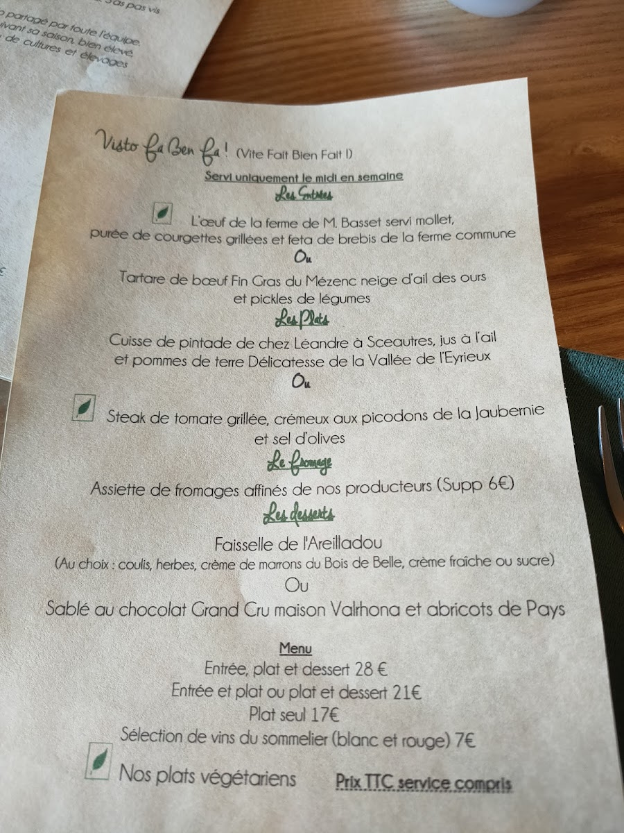 LA BÒRIA Photo Menu 4