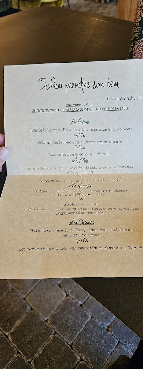LA BÒRIA Photo Menu 6