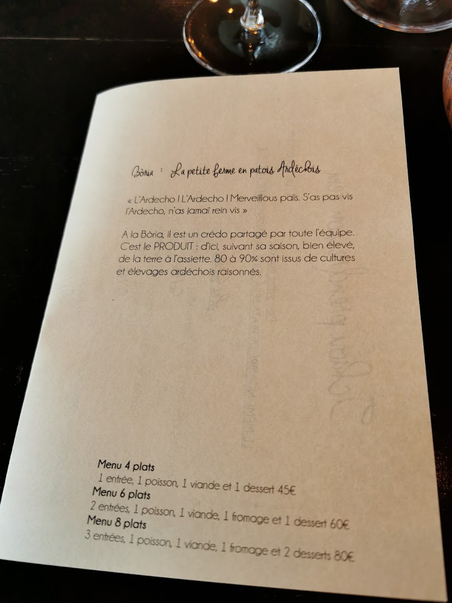 LA BÒRIA Photo Menu 9