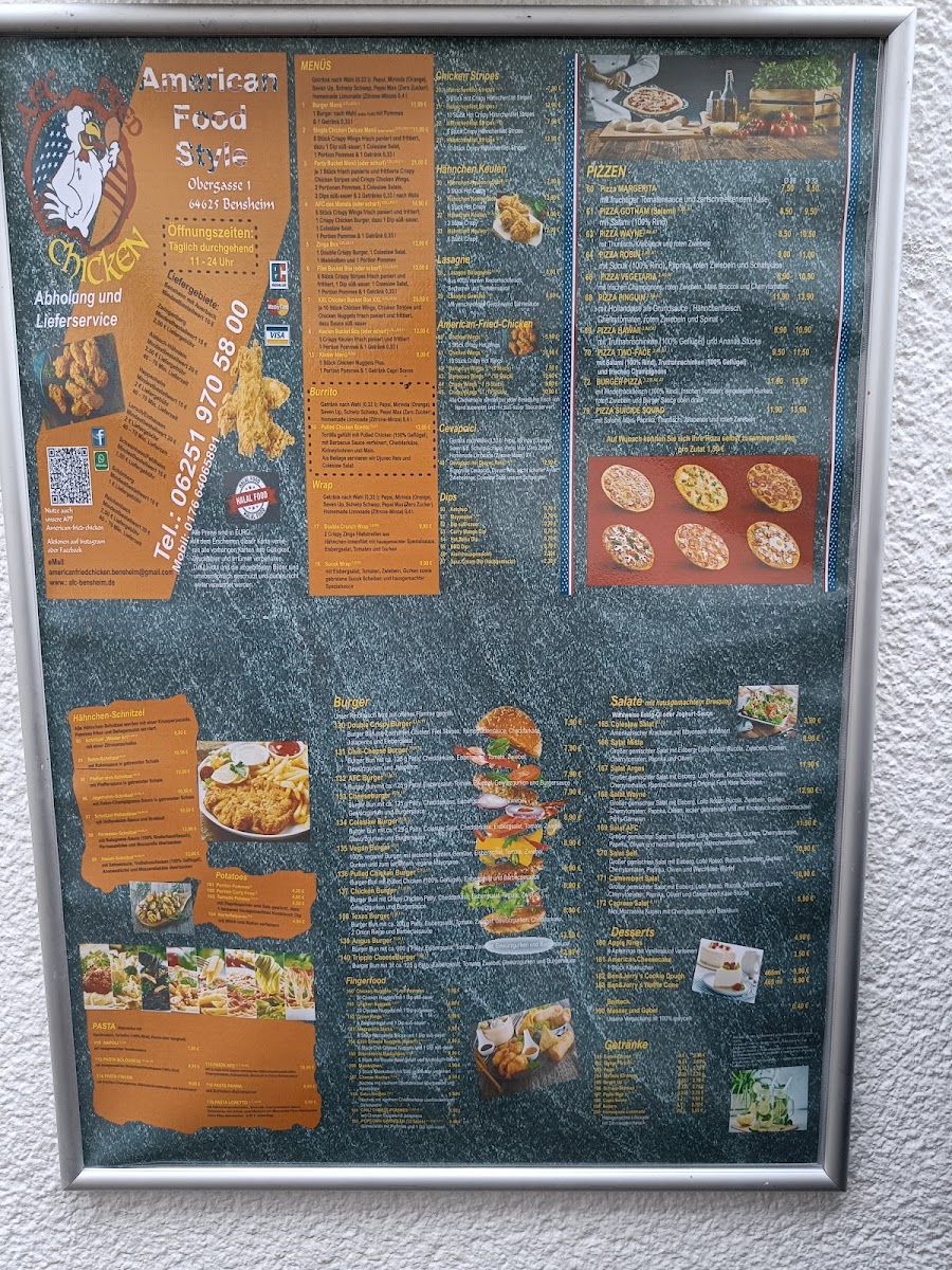 American Fried Chicken Bensheim Photo Menu 1