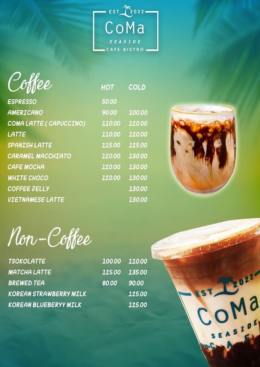 CoMa Seaside Cafe Bistro Photo Menu 10