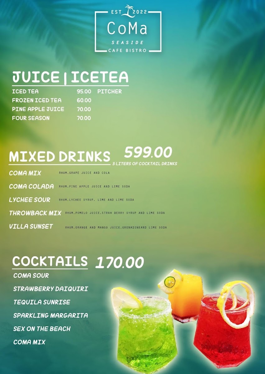 CoMa Seaside Cafe Bistro Photo Menu 7