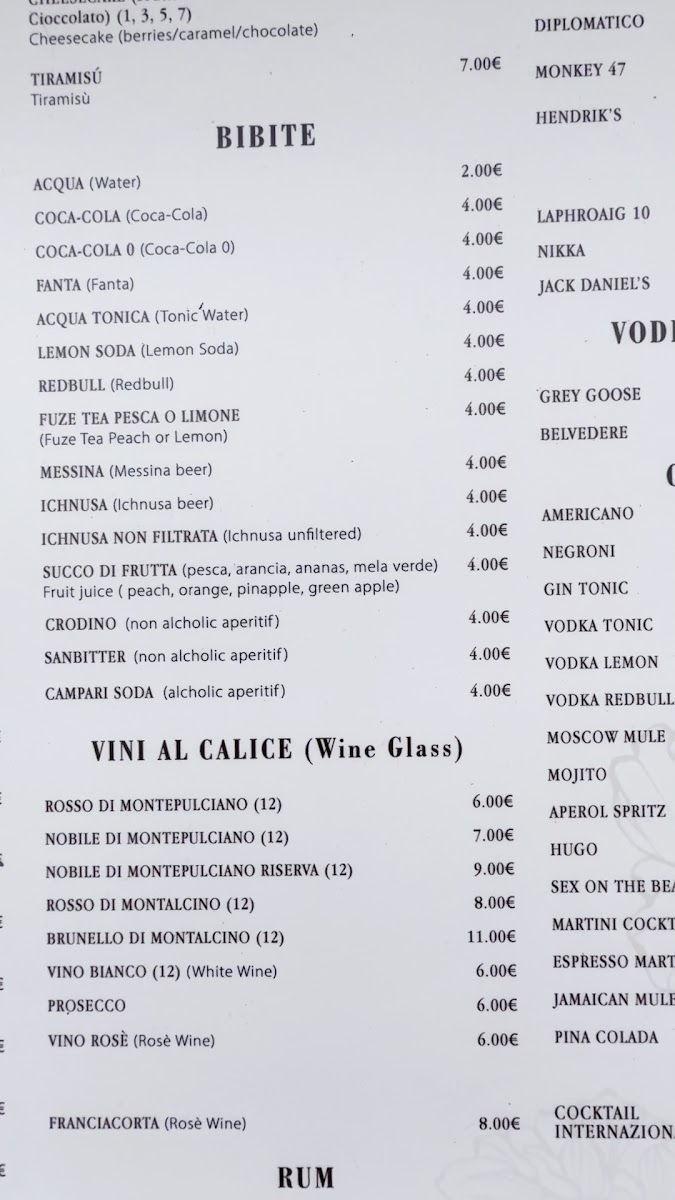 La Piccola Grotta Photo Menu 3