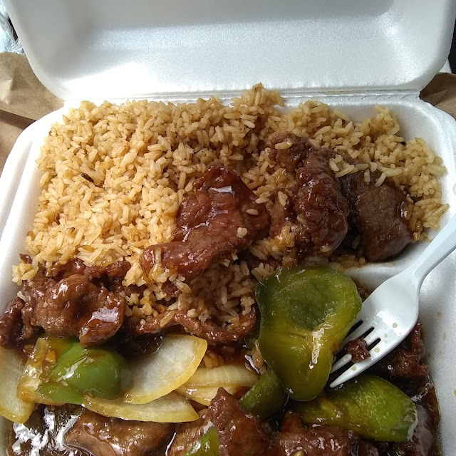 Wings w Beef Fried Rice