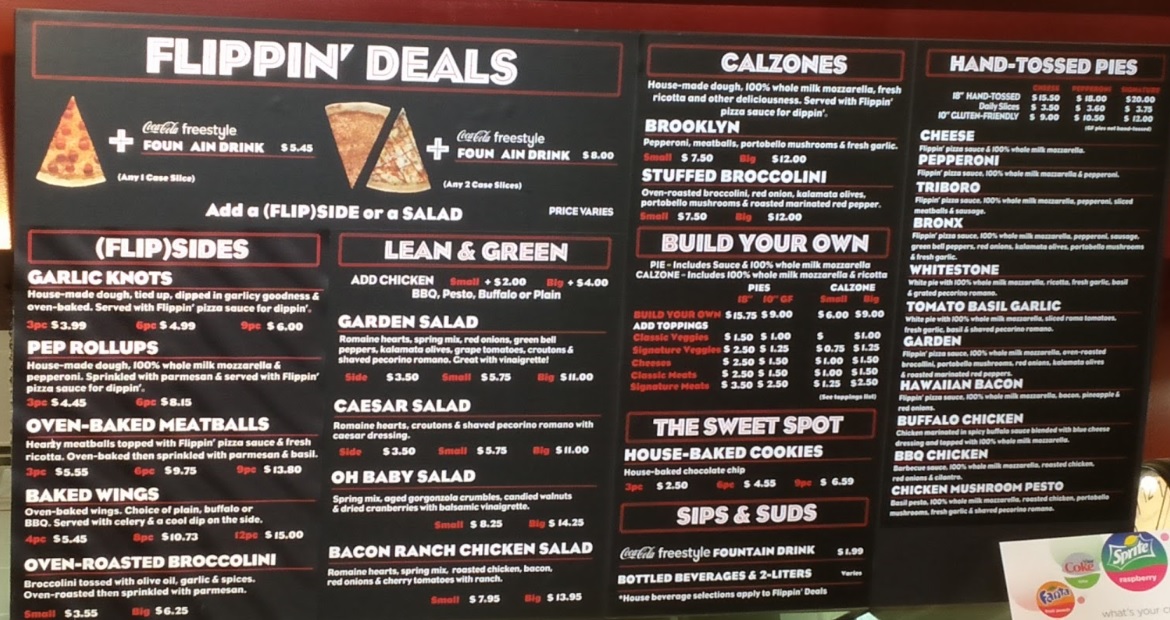 Flippin' Pizza Photo Menu 4