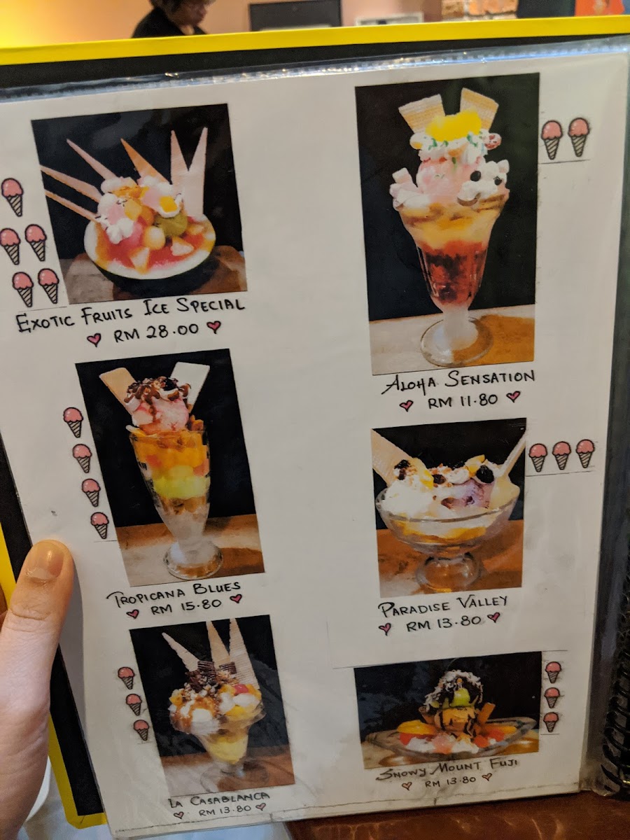 Sidewalk Ice-Cream Lounge Photo Menu 10