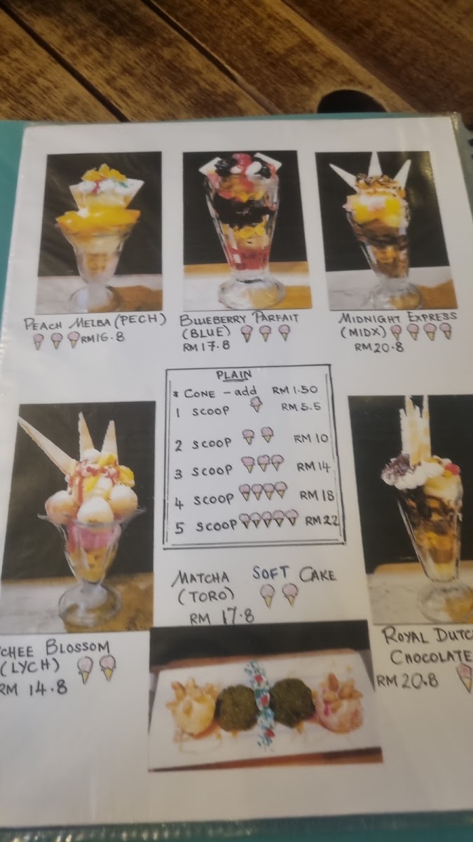 Sidewalk Ice-Cream Lounge Photo Menu 7