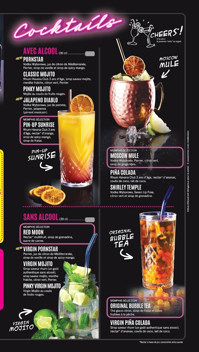 Memphis - Restaurant Diner Photo Menu 5