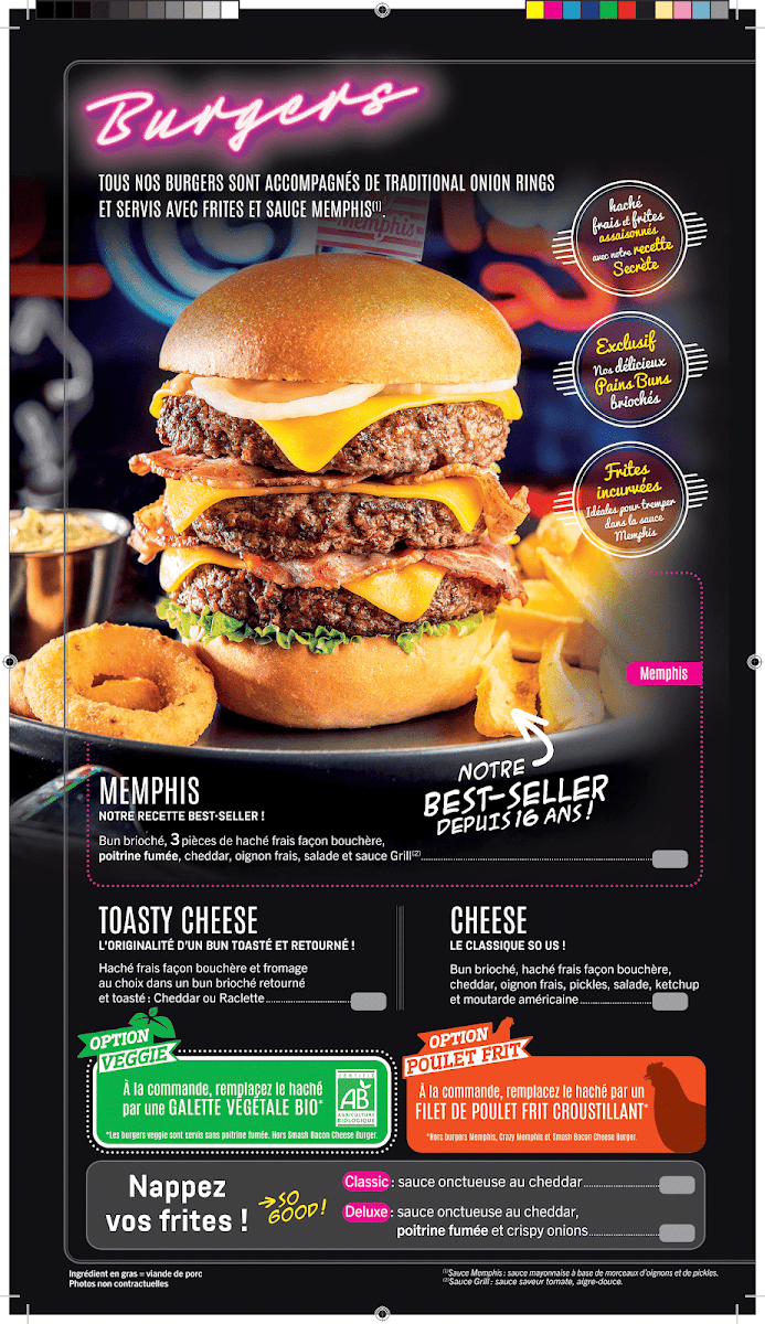 Memphis - Restaurant Diner Photo Menu 9