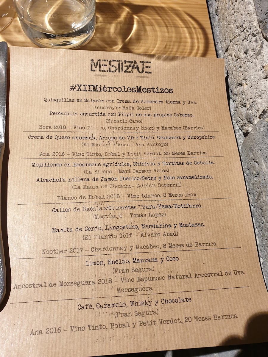 Mestizaje by Tomás López Photo Menu 3