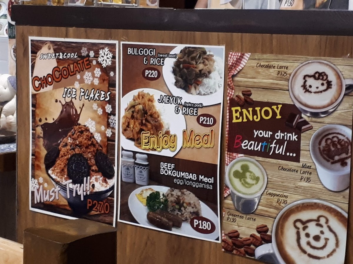 Ice Flakes Photo Menu 1