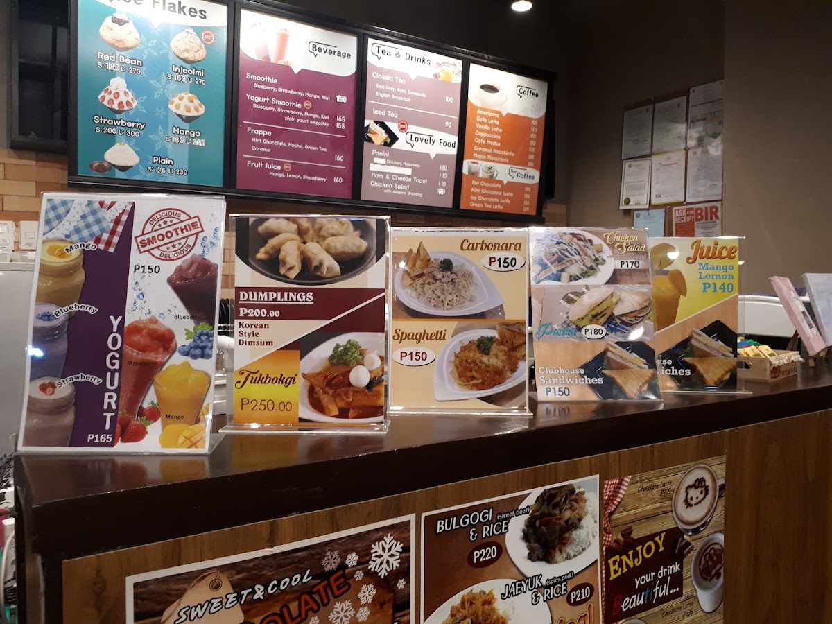 Ice Flakes Photo Menu 3