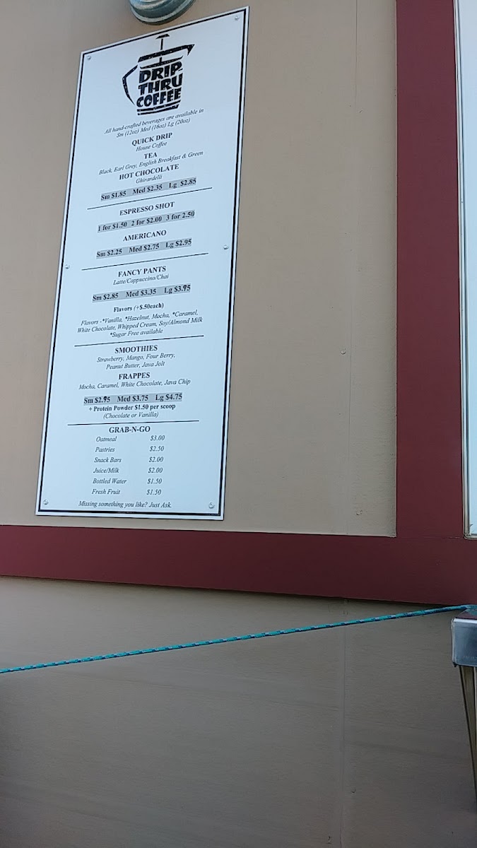 Drip-Thru Coffee® Photo Menu 4