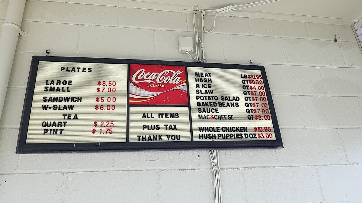 Dukes Bar-B-Que Photo Menu 2