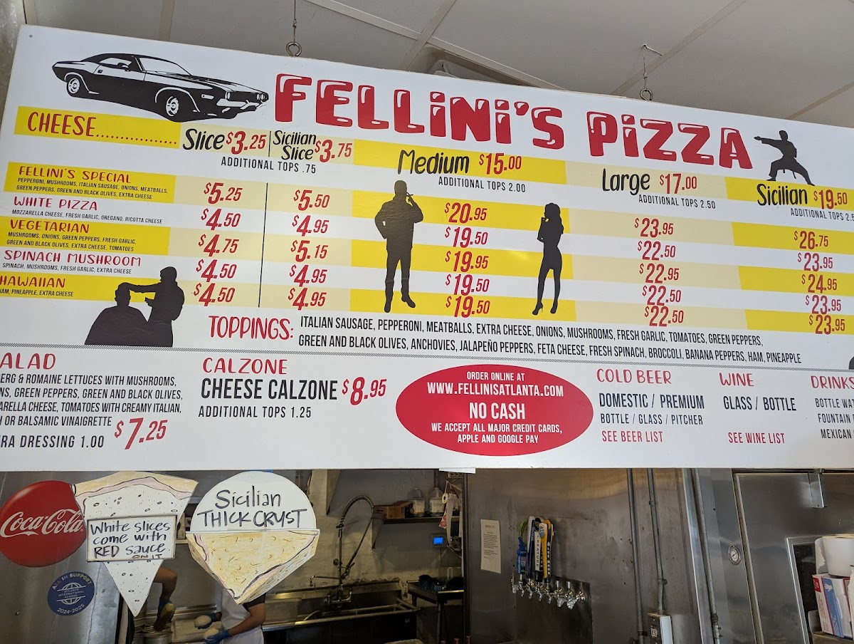 Fellini's Pizza Photo Menu 2