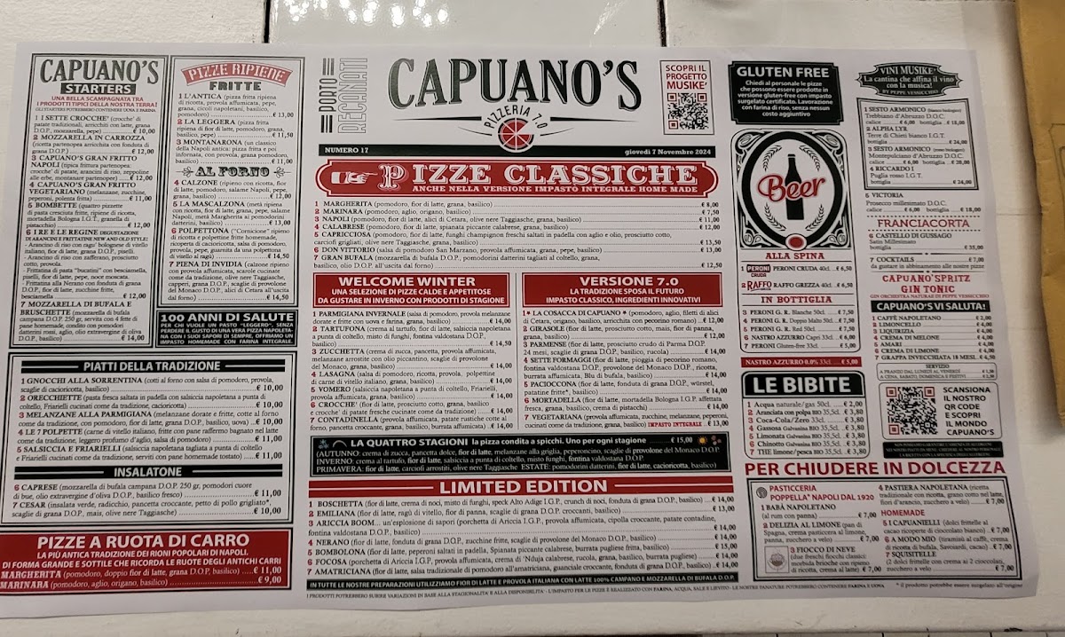 Pizzeria Capuano's - Porto Recanati Photo Menu 3