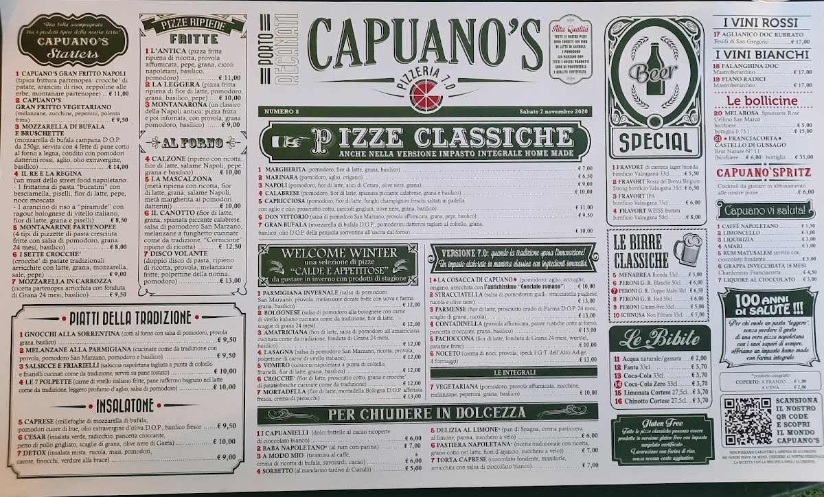 Pizzeria Capuano's - Porto Recanati Photo Menu 4