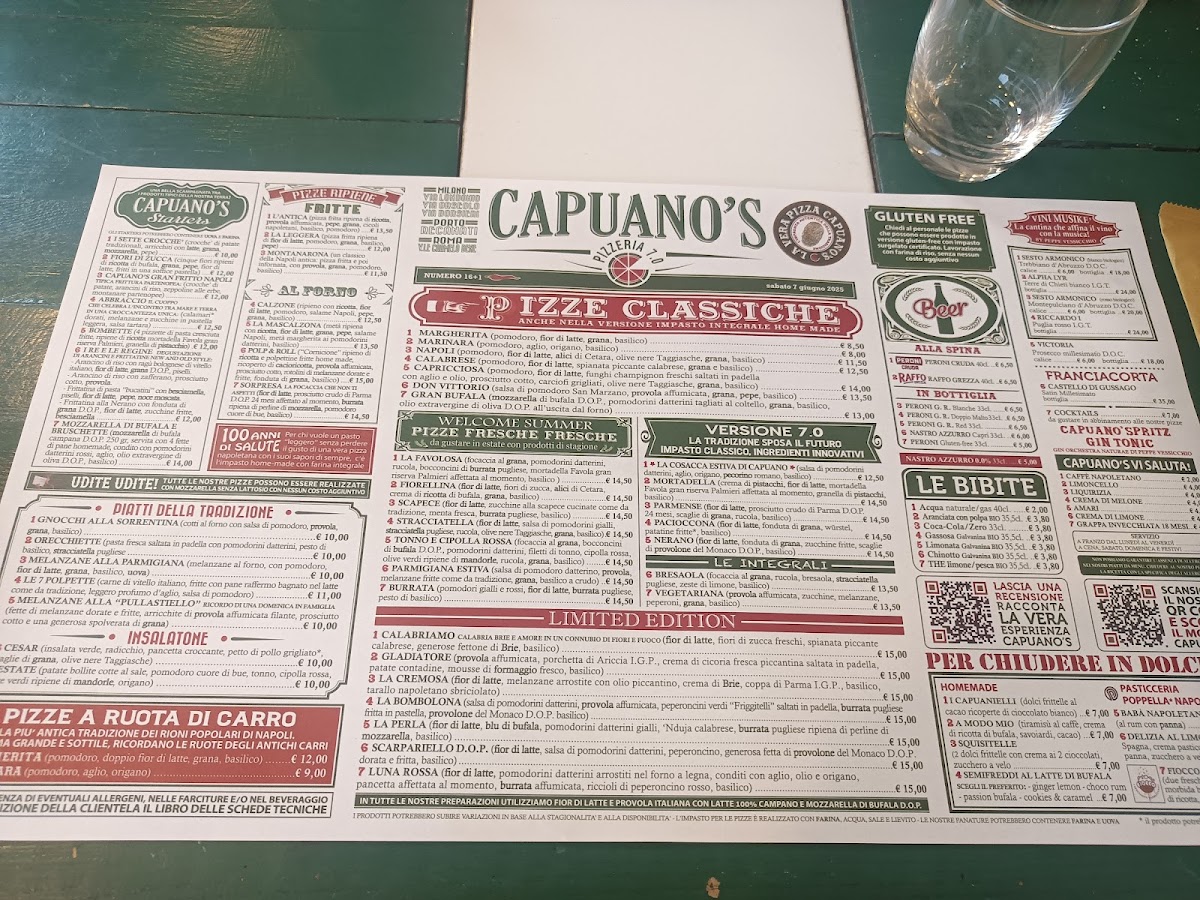 Pizzeria Capuano's - Porto Recanati Photo Menu 5