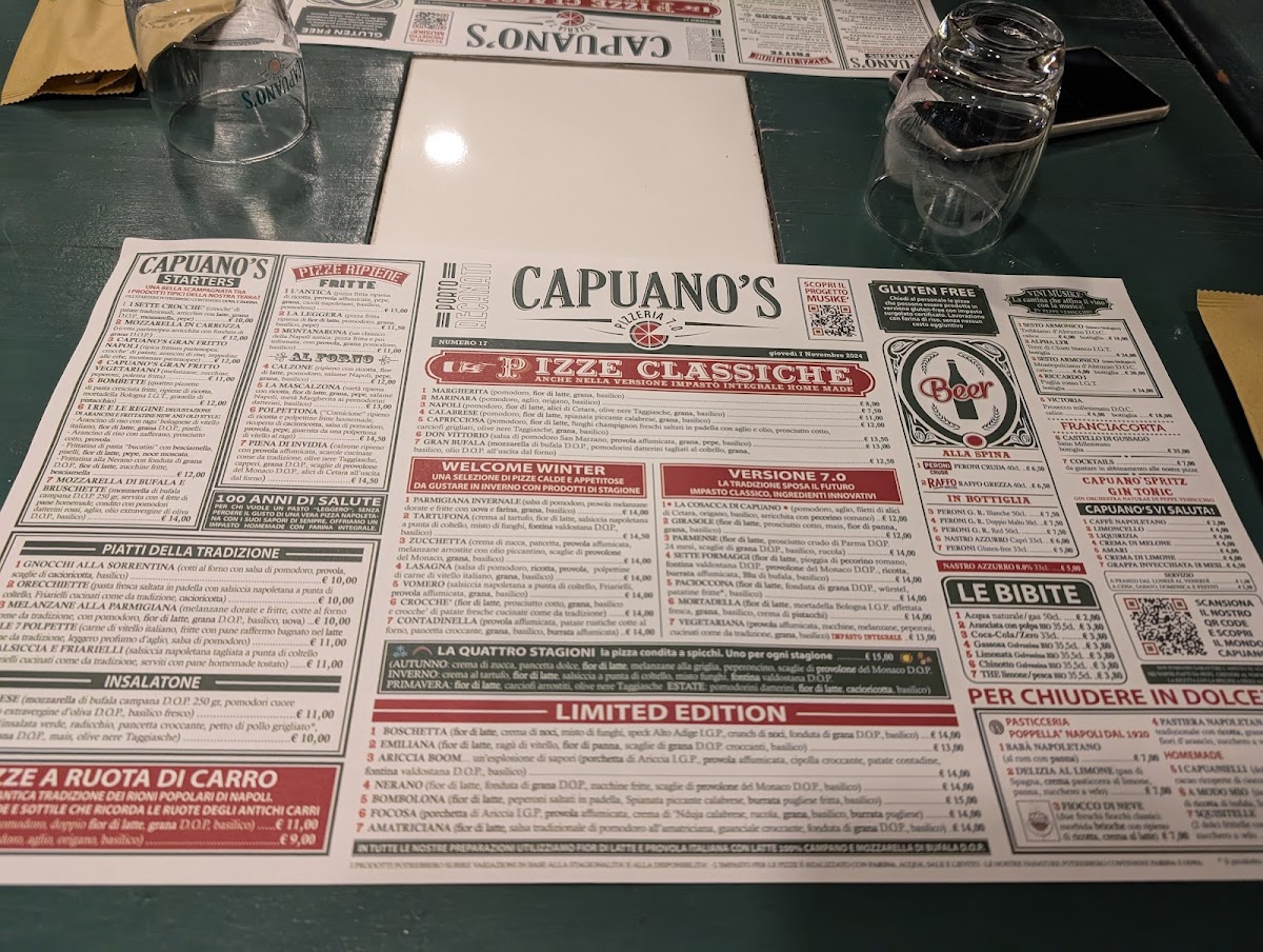 Pizzeria Capuano's - Porto Recanati Photo Menu 8