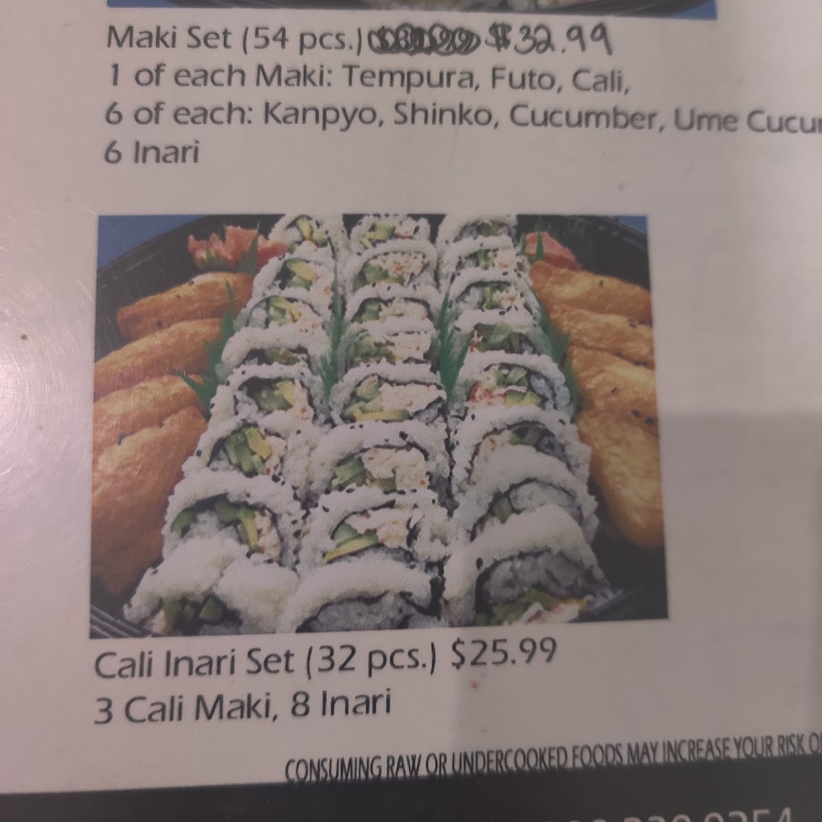 Ninja Sushi Koʻolau Photo Menu 10