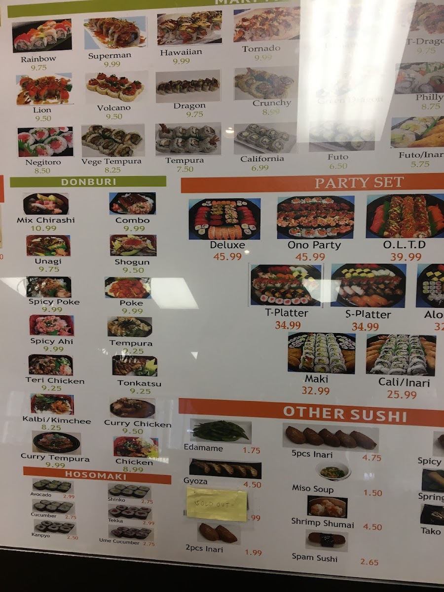 Ninja Sushi Koʻolau Photo Menu 4