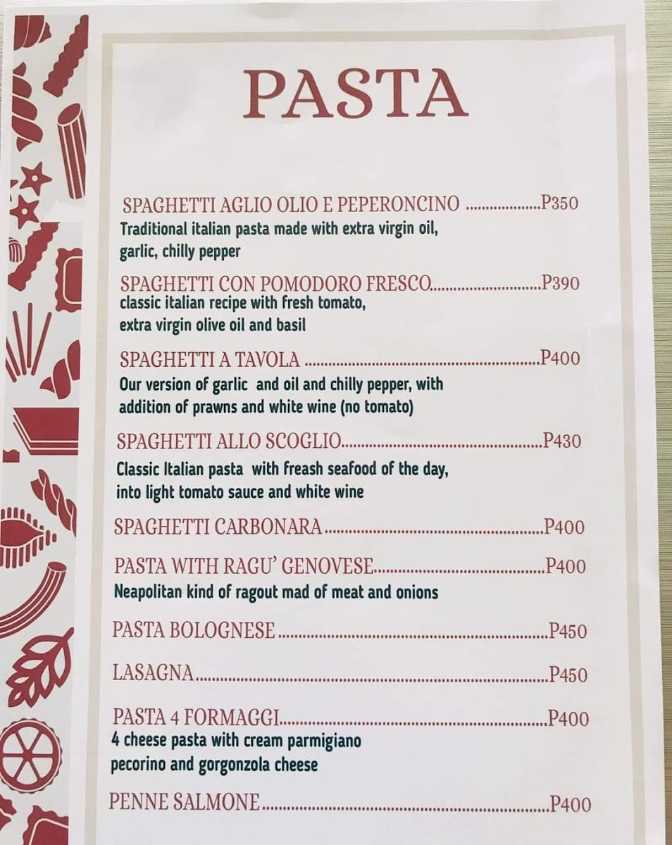 A Tavola Photo Menu 4