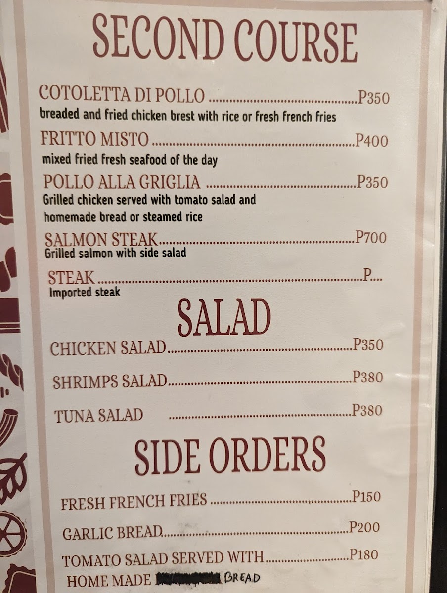 A Tavola Photo Menu 8