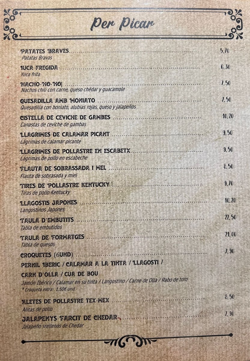 Cocteleria Glaç Berga Photo Menu 1