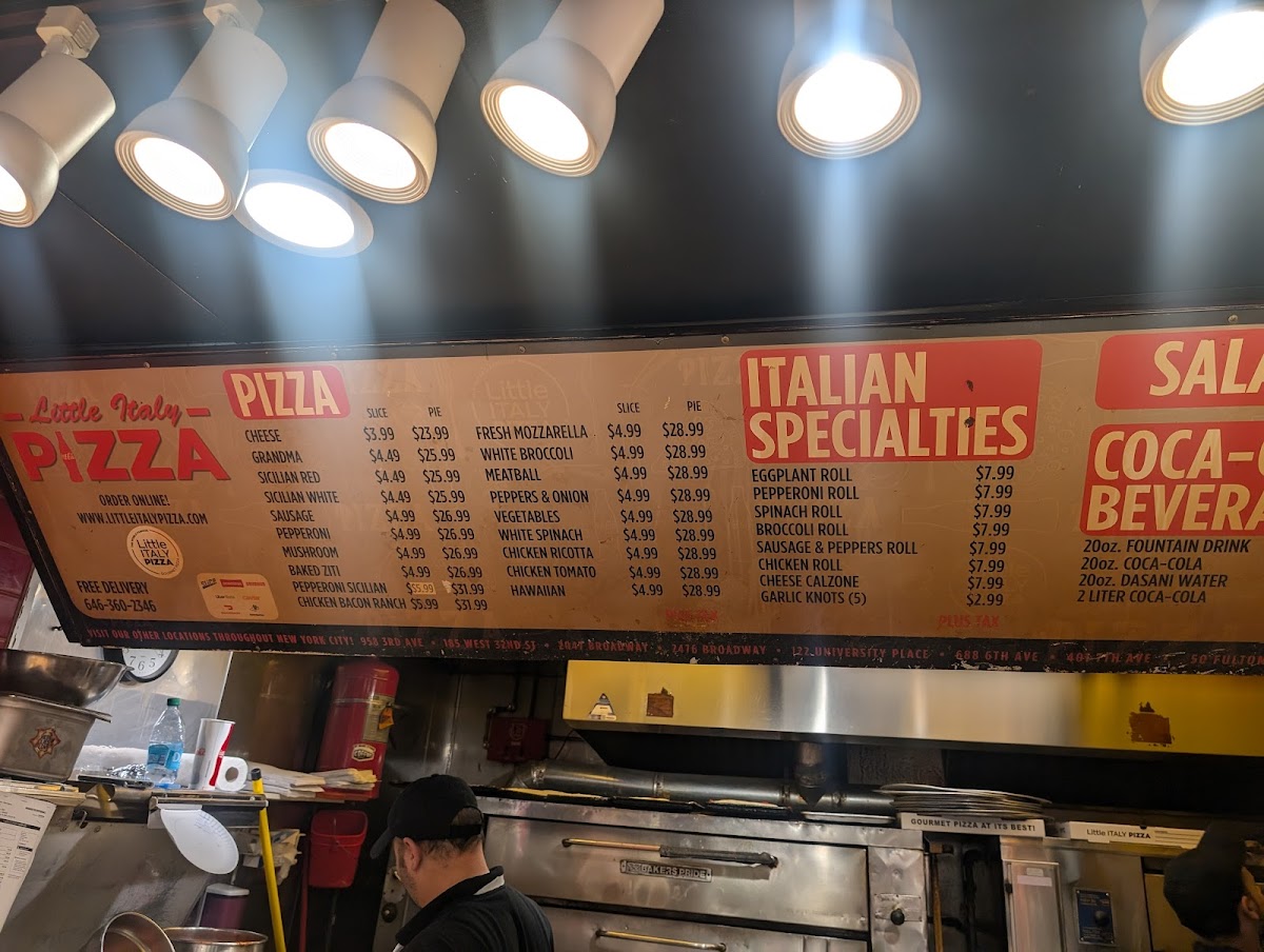 Little Italy Pizza Photo Menu 1