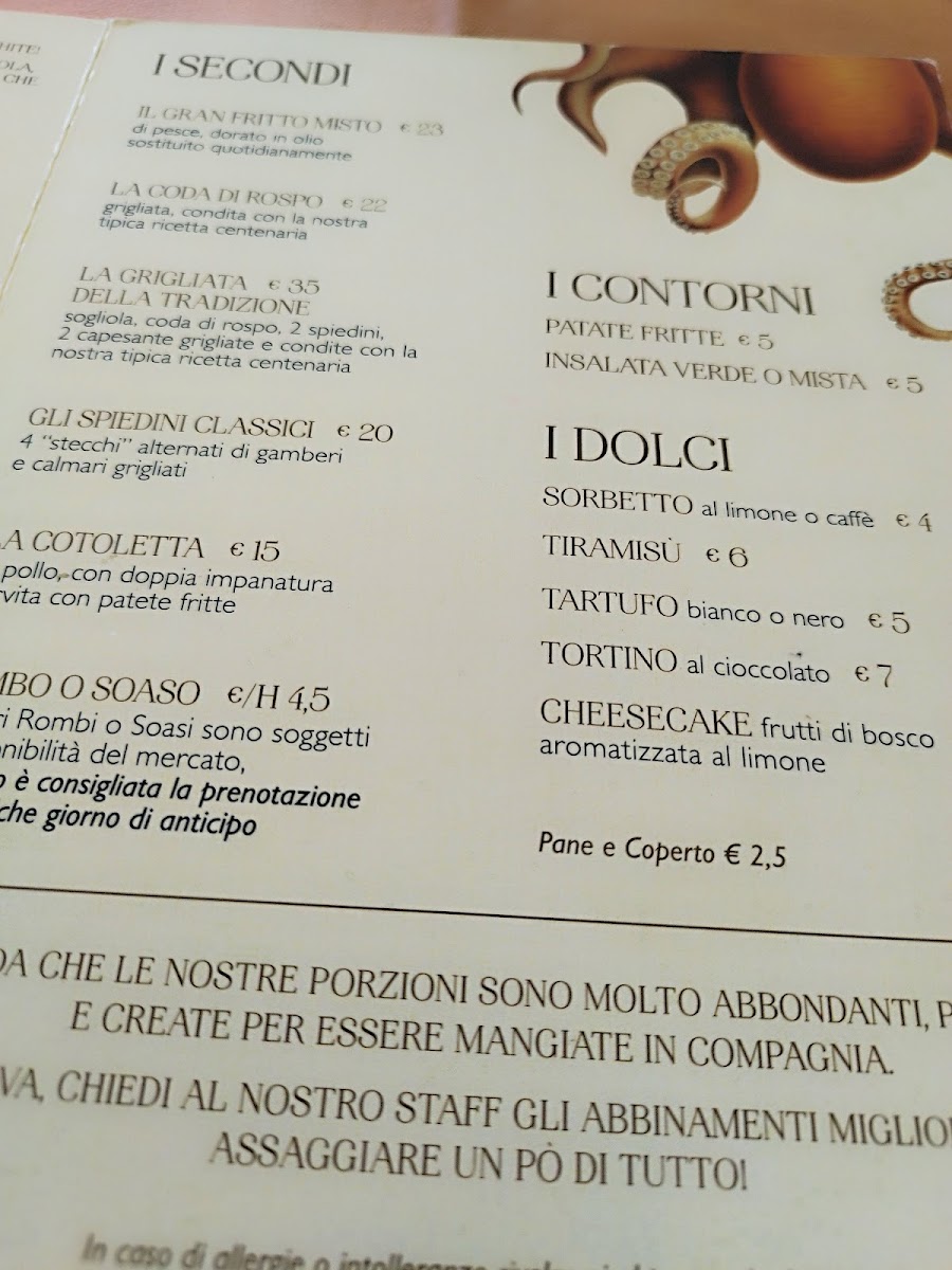 White Beach Cafè Ristorantino Photo Menu 1