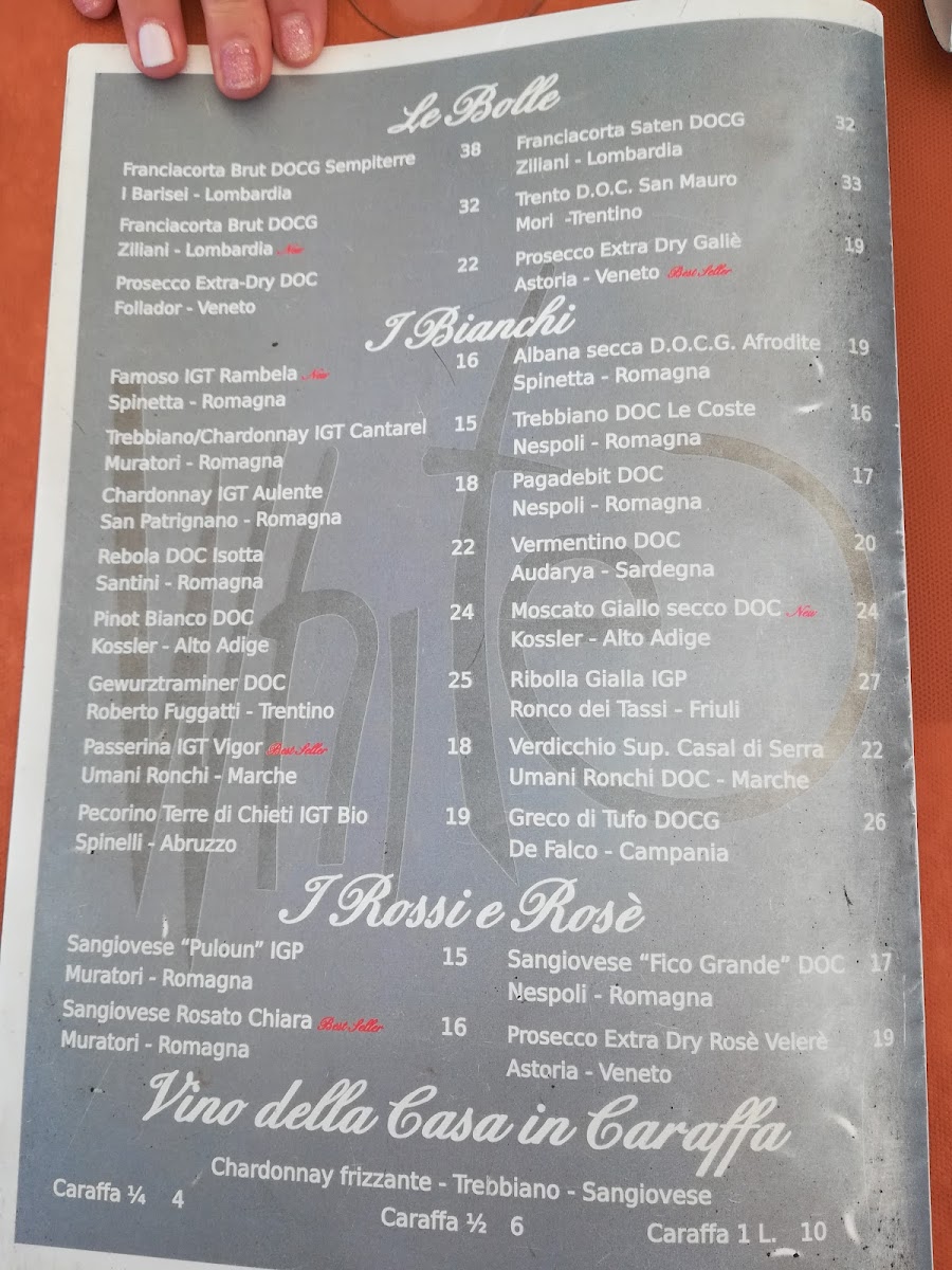 White Beach Cafè Ristorantino Photo Menu 2