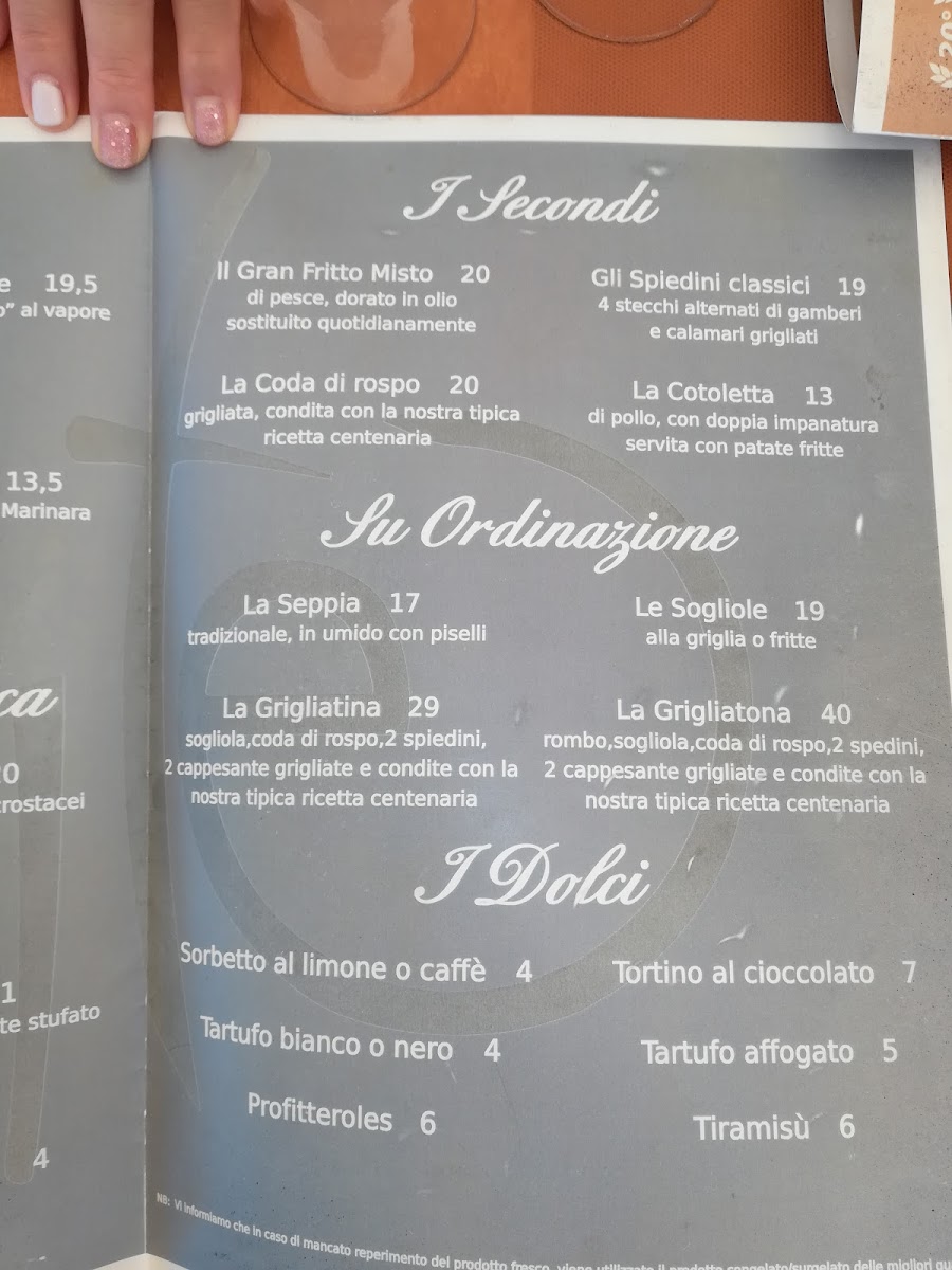 White Beach Cafè Ristorantino Photo Menu 5