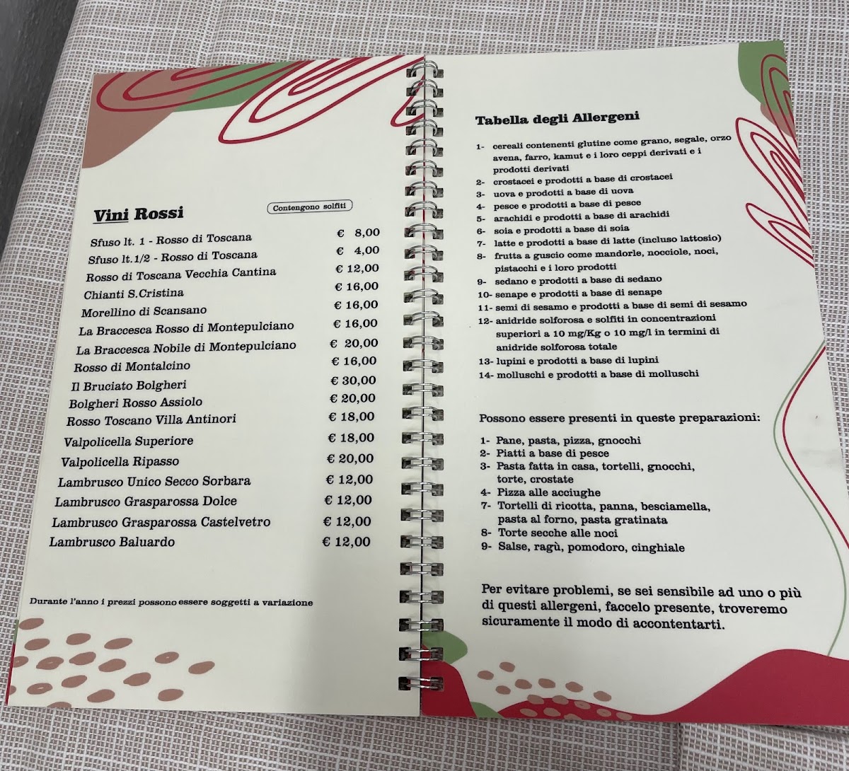 Casablanca Photo Menu 8
