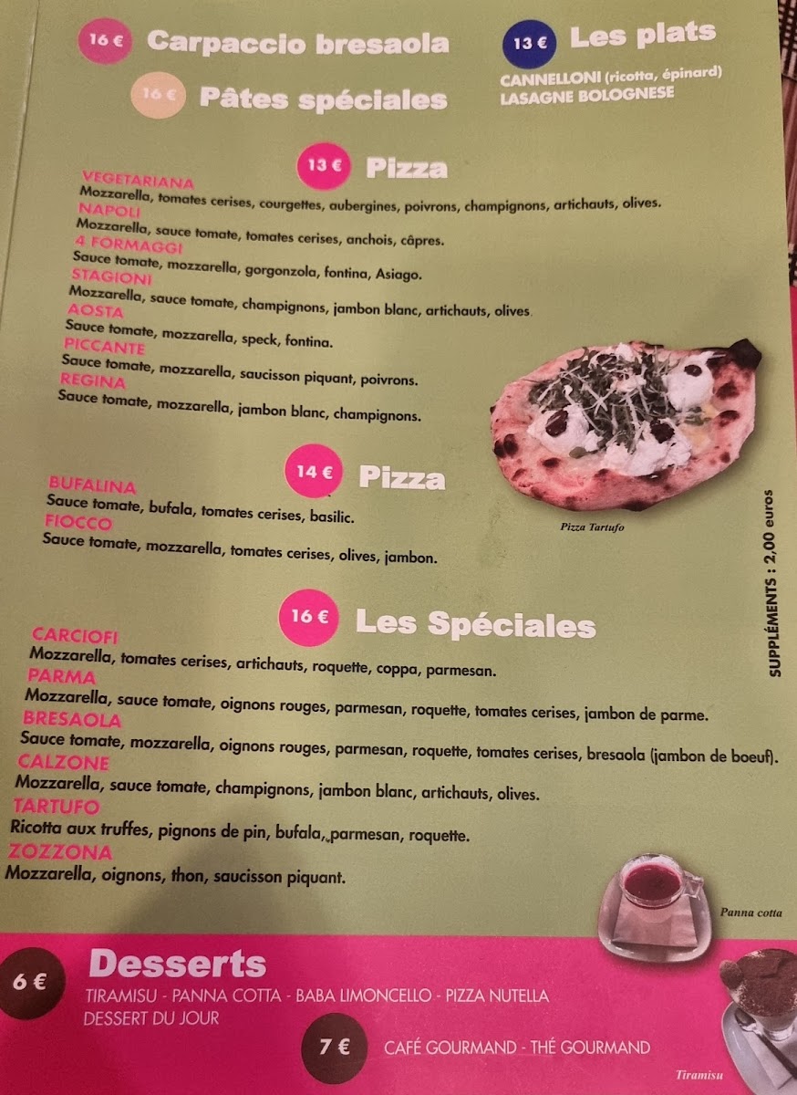 Il Capriccio Photo Menu 3