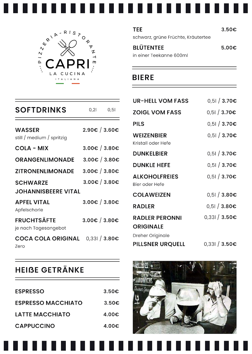 Pizzeria Capri Photo Menu 3