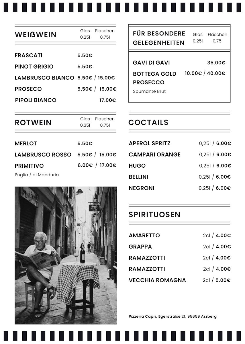 Pizzeria Capri Photo Menu 4