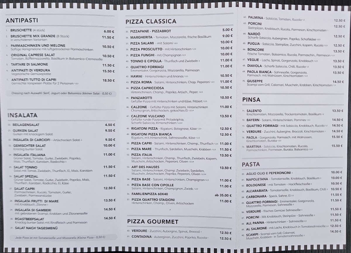 Pizzeria Capri Photo Menu 8