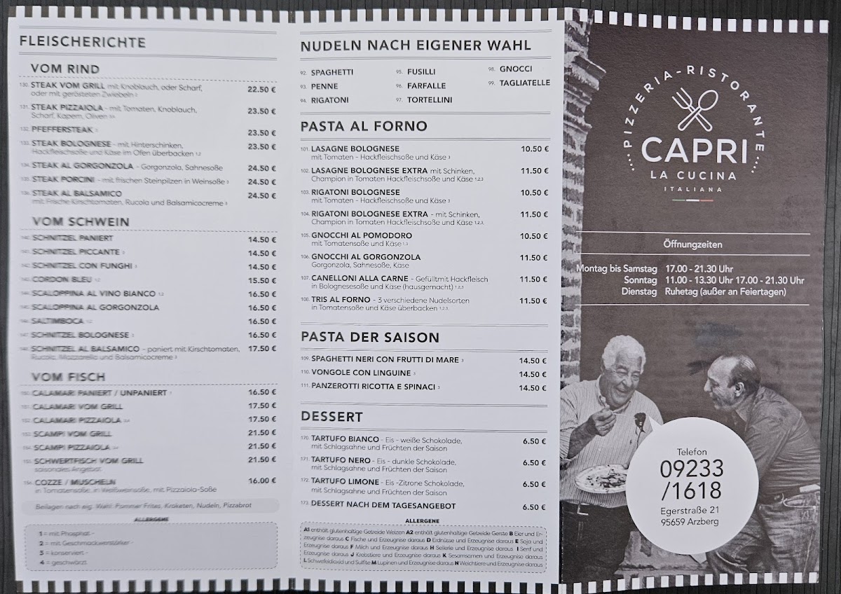 Pizzeria Capri Photo Menu 9