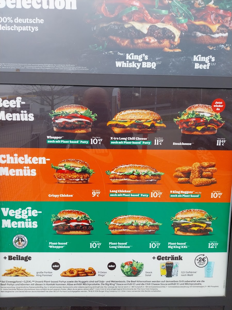 Burger King Mendig Photo Menu 1