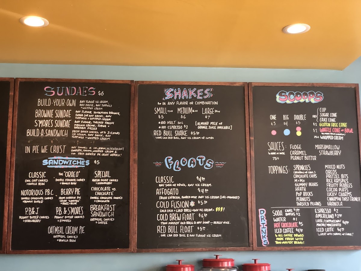 Betty Rae's Ice Cream Photo Menu 7