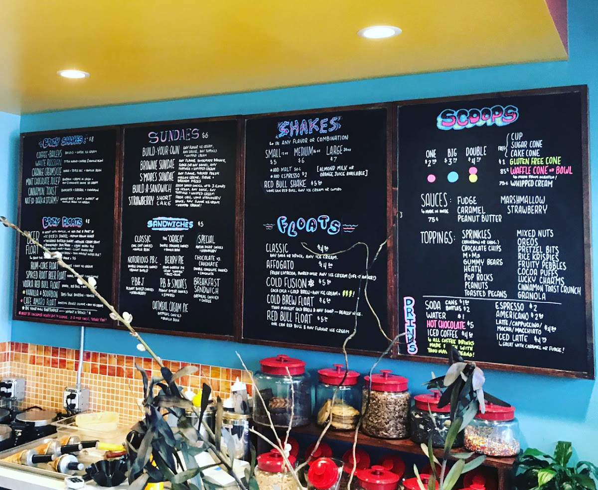 Betty Rae's Ice Cream Photo Menu 8