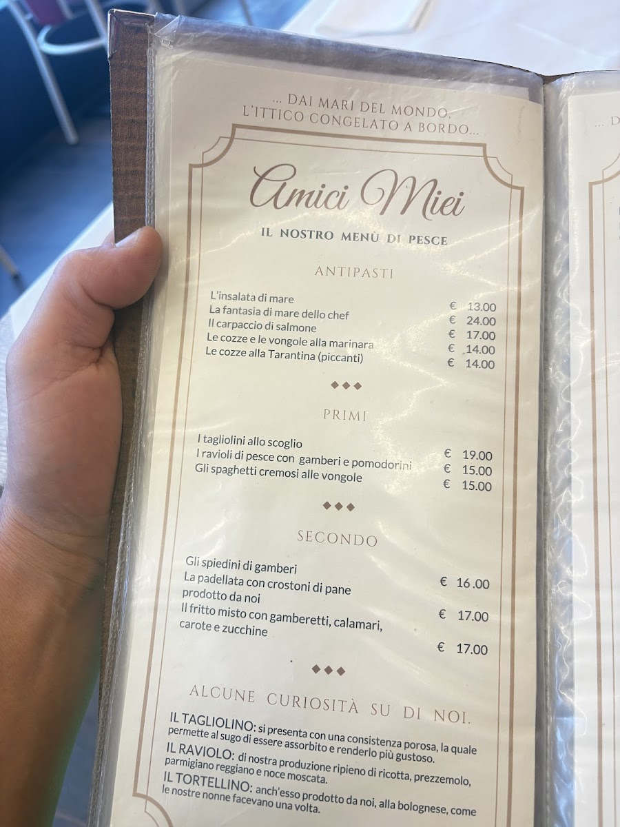 Amici Miei - Ristorante Photo Menu 2