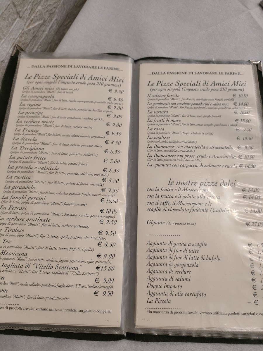 Amici Miei - Ristorante Photo Menu 8