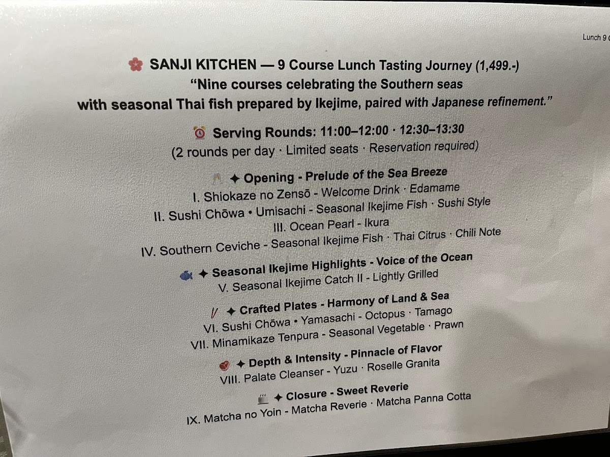 SANJI KITCHEN KHAOLAK Photo Menu 10